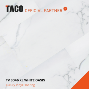 Taco Lantai Vinyl 3mm TV 3046 XL White Oasis