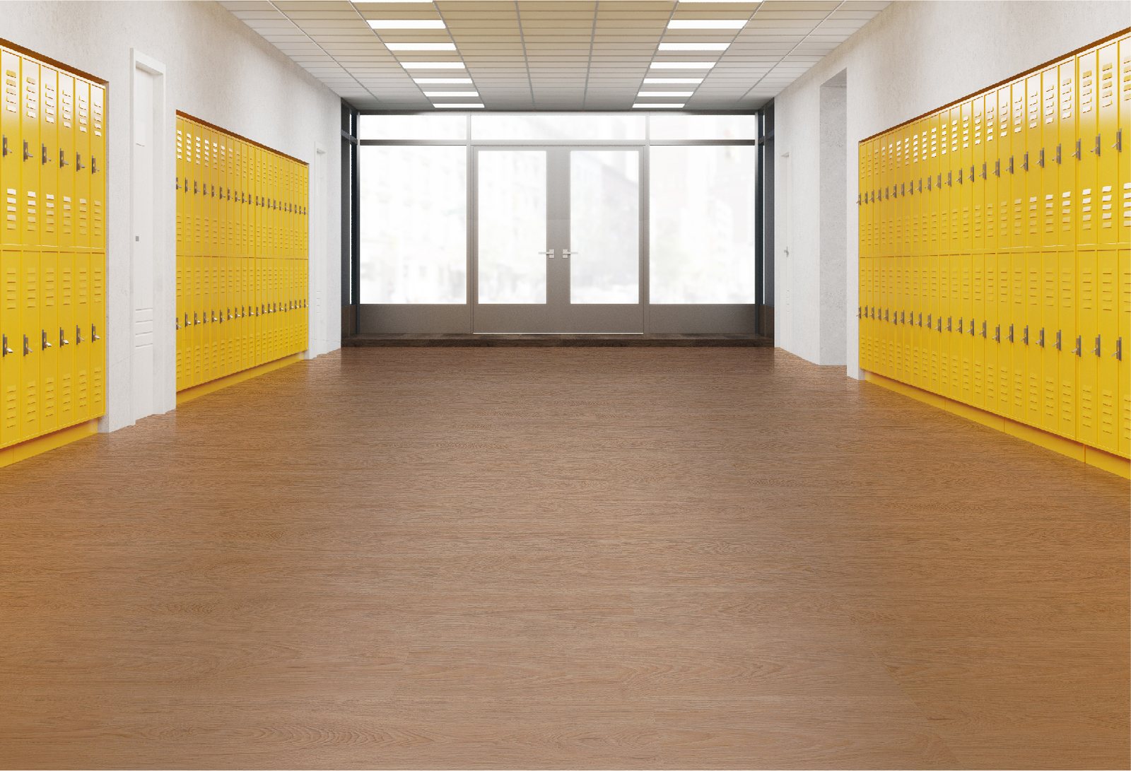 Penerapan lantai SPC Taco 5mm TV5511 Ontario Hickory