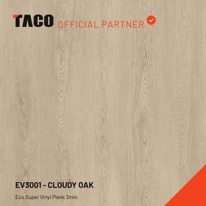 EV3001 Lantai Vinyl Eco 3mm Cloudy Oak