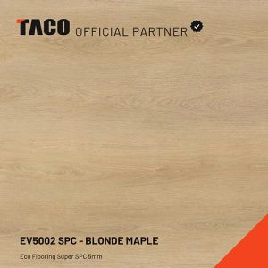 EV5002SPC Lantai SPC Eco Flooring 5mm Blonde Maple
